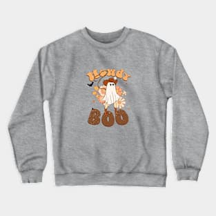 Howdy Boo: Western Halloween Cow Boy/Girl Crewneck Sweatshirt